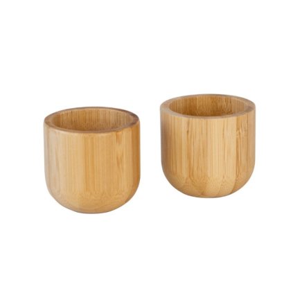 221360 kalisek na vejce nba206 5 cm sada 2 ks hneda bambus pebbly