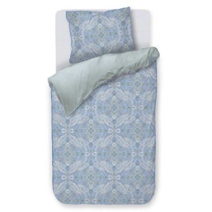 223065 jednoluzkove povleceni moon flower 140 x 200 cm modra bavlneny perkal pip studio