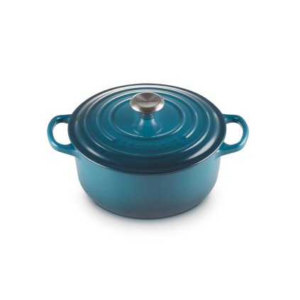 223632 kastrol signature 20 cm 2 4 l deep teal litina le creuset