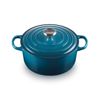 224172 kastrol signature 24 cm 4 2 l deep teal litina le creuset