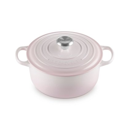 223548 kastrol signature 24 cm 4 2 l shell pink litina le creuset