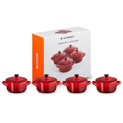 224922 zapekaci misa 10 cm 250 ml sada 4 ks cerise kamenina le creuset