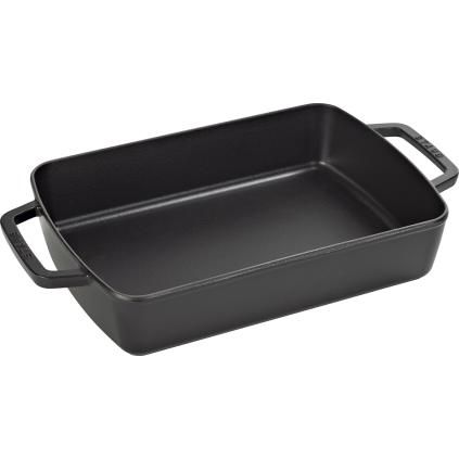 141254 litinovy pekac cerny 30 x 20 cm staub