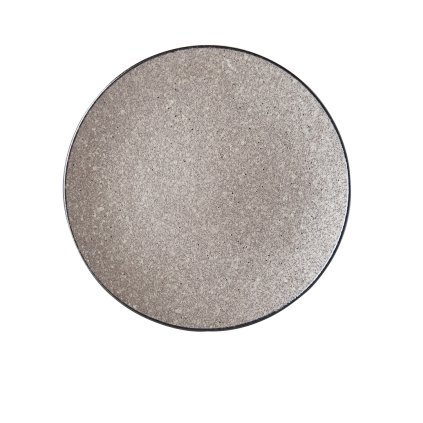 Okrúhly plytký tanier Earth Black 29 cm