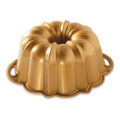Nordic Ware Forma na bábovku Anniversary zlatá, velká
