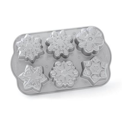 Nordic Ware Forma na Minibábovky Sněhové vločky 1