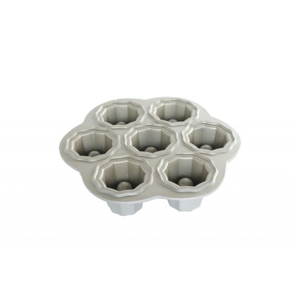 Forma na 7 plnených sušienok Bundt Nordic Ware strieborná