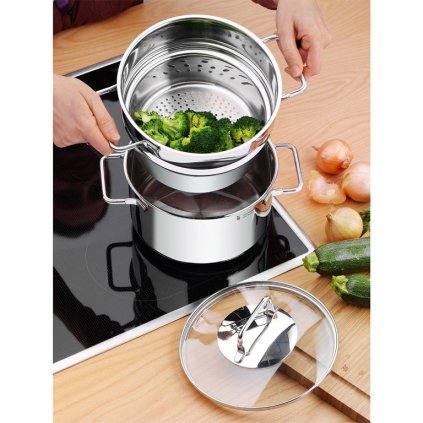 Parný hrniec s pokrievkou Mini WMF 16 cm 1,5 l