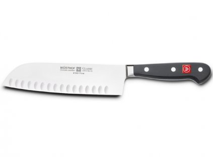 17 cm nôž Santoku s oválnymi drážkami, Classic, Wüsthof