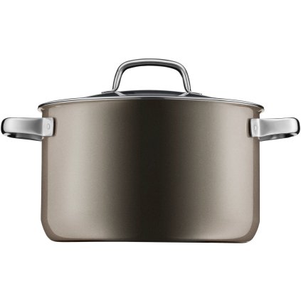 Vysoký hrniec FUSIONTEC Mineral WMF tmavá mosadz 24 cm 6,4 l