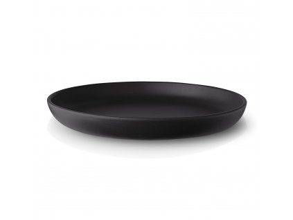 Jedálenský tanier NORDIC KITCHEN 25 cm, čierna, kamenina, Eva Solo