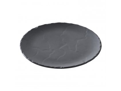 Jedálenský tanier BASALT 26 cm, bridlicový efekt, keramika, REVOL