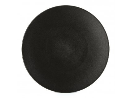 Jedálenský tanier EQUINOX 31,5 cm, matná čierna, REVOL