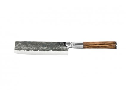 Japonský nôž na zeleninu OLIVE 17,5 cm, rukoväť z olivového dreva, Forged