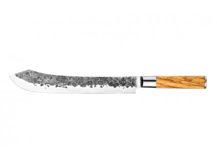 Mäsiarsky nôž OLIVE 25,5 cm, rukoväť z olivového dreva, Forged