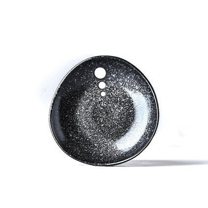 Tanier nepravidelný guľatý White Dot 12 cm