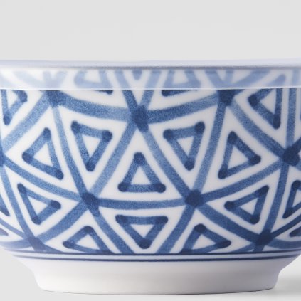 Miska Triangle Indigo Ikat s plastovým vekom 16 cm 700 ml