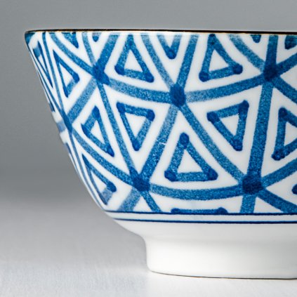 Stredná miska Triangle Indigo Ikat 13 cm 350 ml