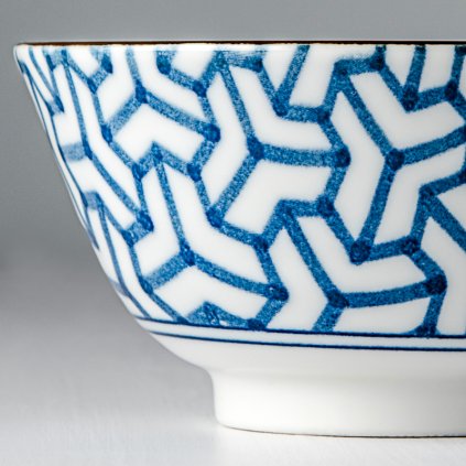Miska Herringbone Indigo Ikat 13 cm 350 ml MIJ