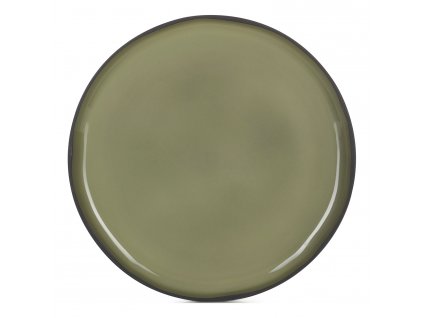 Jedálenský tanier CARACTERE 26 cm, farba khaki, REVOL