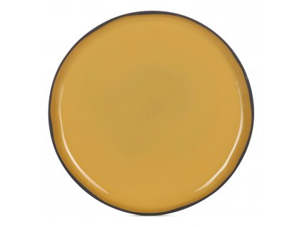 Jedálenský tanier CARACTERE 26 cm, tumeric, REVOL
