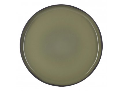 Jedálenský tanier CARACTERE 28 cm, farba khaki, REVOL