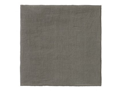 Textilný obrúsok LINEO 42 x 42 cm, hnedozelená, ľan, Blomus