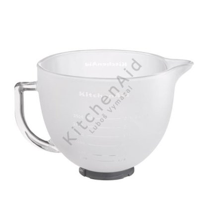 Sklenená misa KitchenAid 5K5GBF matná 4,83 l