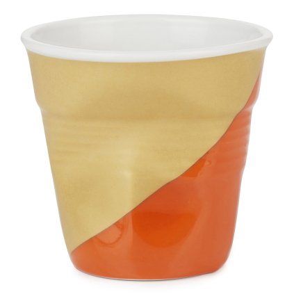 Téglik na espresso 8 cl Twist Orange Down Froissés