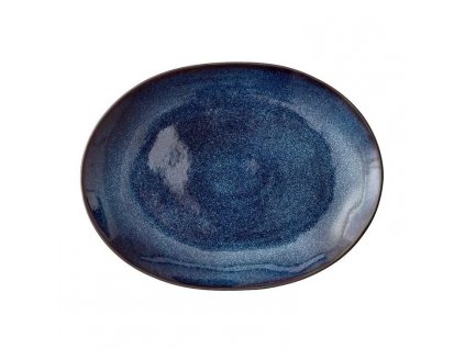 Servírovací tanier 22,5 x 30 cm, béžová, kamenina, Bitz