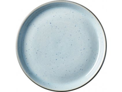Dezertný tanier 17 cm, sivá/svetlomodrá, Bitz