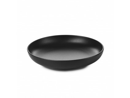 Jedálenský tanier ADELIE 23,5 cm, čierna, REVOL