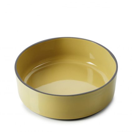 Tanier s vysokým okrajom Caractere Revol horčicový 17 cm
