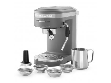 Pákový kávovar 5KES6403EDG KitchenAid šedý matný