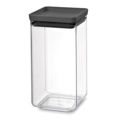 Nádoba na uchovávanie potravín TASTY PLUS 1,6 l, tmavo šedá, plast, Brabantia
