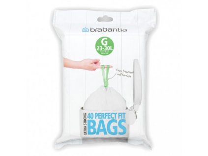 Sáčky do odpadkového koša G PERFECTFIT 23-30 l, 40 ks, Brabantia