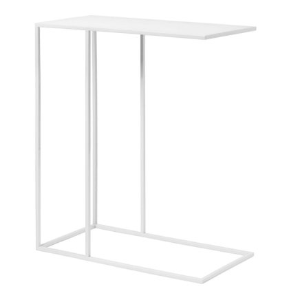 Odkladací stolík FERA, biela, oceľ, Blomus