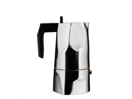 Sporák kávovar na espresso OSSIDIANA 70 ml, čierny, Alessi