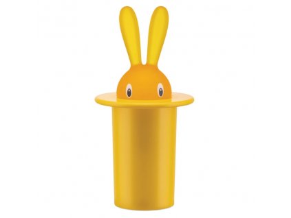 Držiak špáradiel MAGIC BUNNY, žltý, Alessi