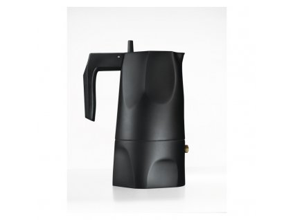 Moka kávovar na espresso OSSIDIANA 150 ml, čierny, Alessi