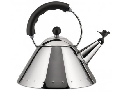 Varná kanvica 9093 2 l, strieborná / čierna, Alessi