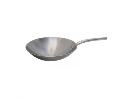 Wok PRIM'APPETY 36 cm, nehrdzavejúca oceľ, de Buyer