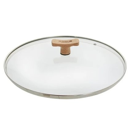 
                    
                          Pokrievka na hrniec a panvicu 28 cm, s drevenou rukoväťou, de Buyer                    
                