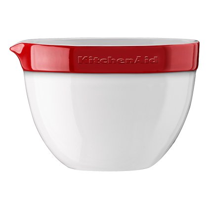 Sada keramických pracovních nádob KitchenAid královská červená 3 ks