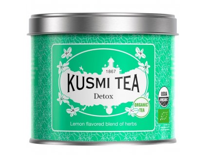 Zelený čaj DETOX, plechovka sypaného čaju 100 g, Kusmi Tea