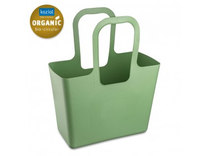 Nákupná taška TASCHE XL, prírodná listová zelená, Koziol