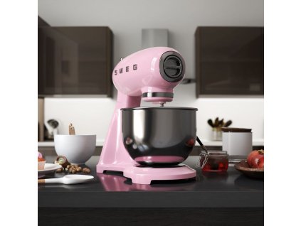 Kuchynský robot SMF03PKEU, pastelovo ružová, Smeg