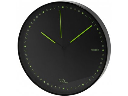 Nástenné hodiny NIGHTWATCH, 31 cm, čierna, Philippi