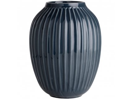 Váza HAMMERSHOI 25,5 cm, antracitovo sivá, Kähler