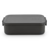 Desiatový box MAKE & TAKE BENTO 1,1 l, tmavosivá, Brabantia